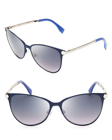 fendi blue cat eye glasses|fendi cat eye sunglasses white.